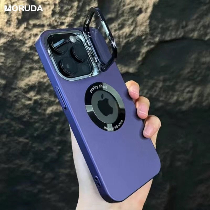 Camera Protector Film Holder Logo Hole Case For iPhone